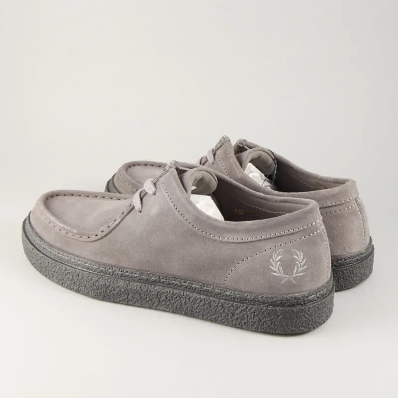 Fred Perry Dawson Low Suede - Charcoal-1